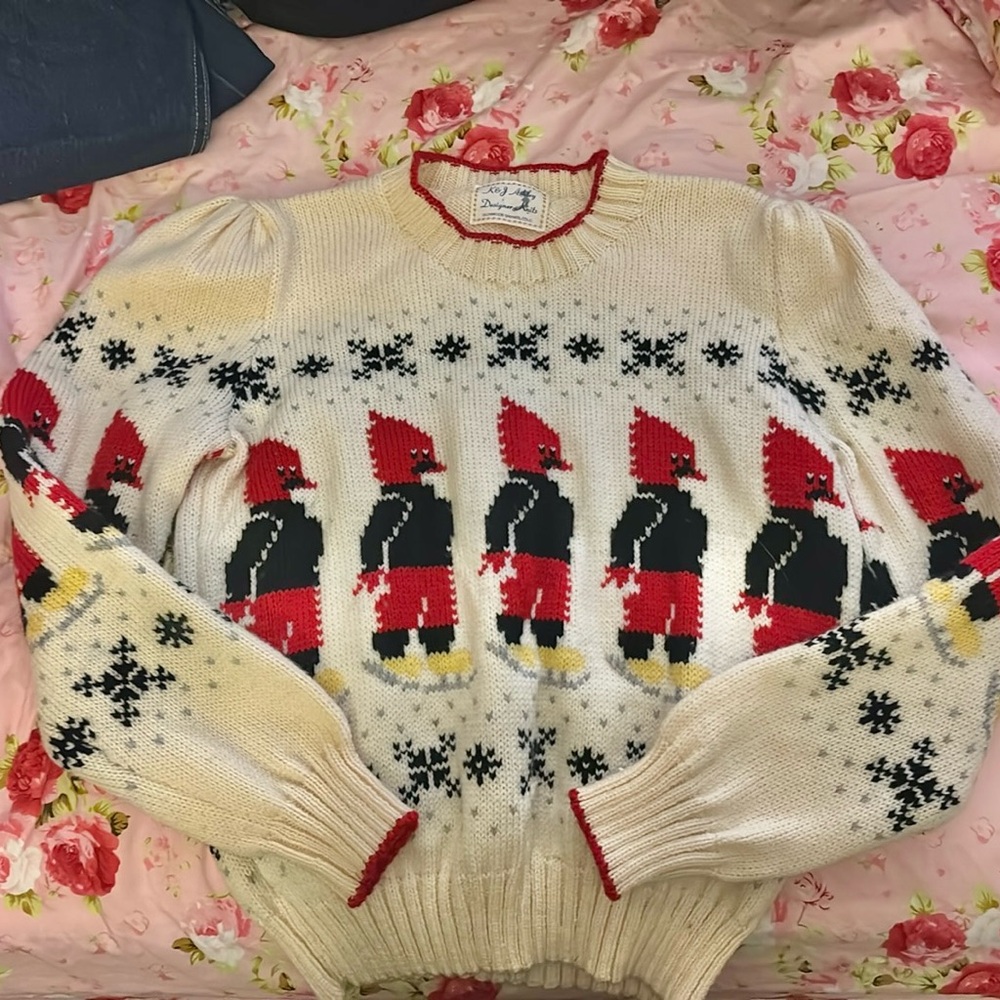 Vintage K & J Ashley Designer Knit sweater